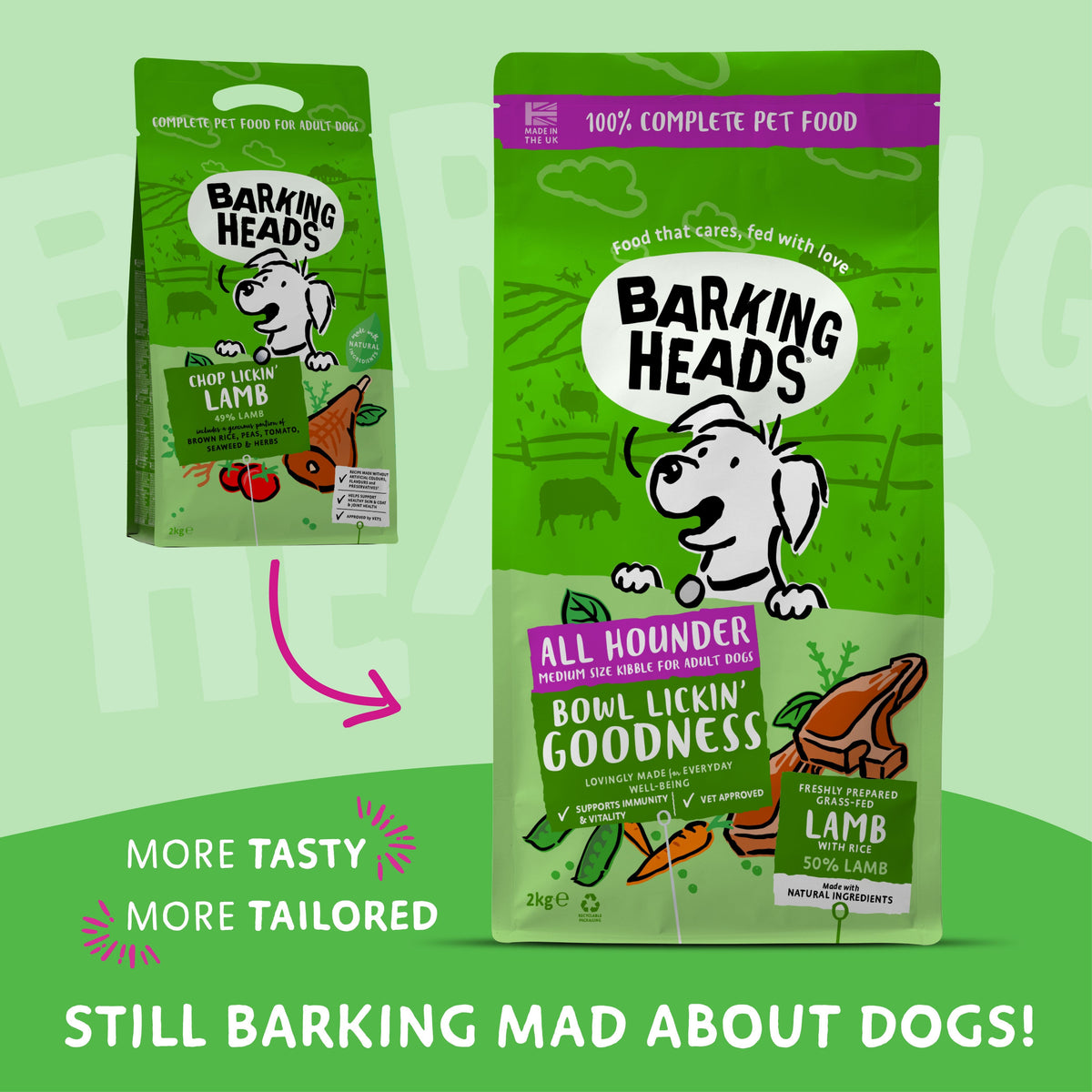 Barking Heads Dry Dog Food – Natural Recipe Selection