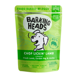 Barking Heads Chop Lickin Lamb Wet Dog Food Pouches - 10 x 300g