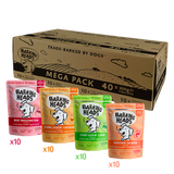 Barking Heads Mega Variety Pack Wet Dog Food Pouches - 40 x 300g