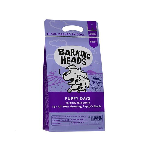 Barking Heads Puppy Days Salmon and Chicken Dry Dog Food - 2kg