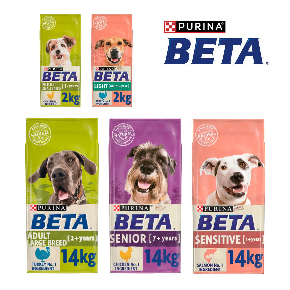 BETA Dry Dog Food – Adult, Senior & Working Range