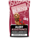 Burns Alert Chicken & Brown Rice Dry Dog Food - 6kg