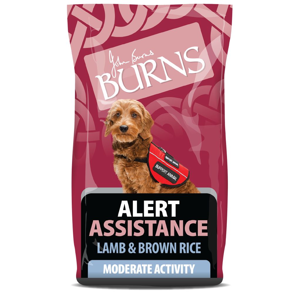 Burns Alert Lamb & Brown Rice Dry Dog Food - 12kg