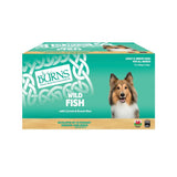Burns Fish Bumper Box Wet Dog Food Trays - 16 x 395g