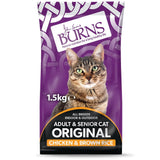 Burns Original Chicken & Brown Rice Dry Cat Food - 1.5kg