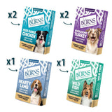Burns Variety Box Wet Dog Food Trays - 6 x 395g