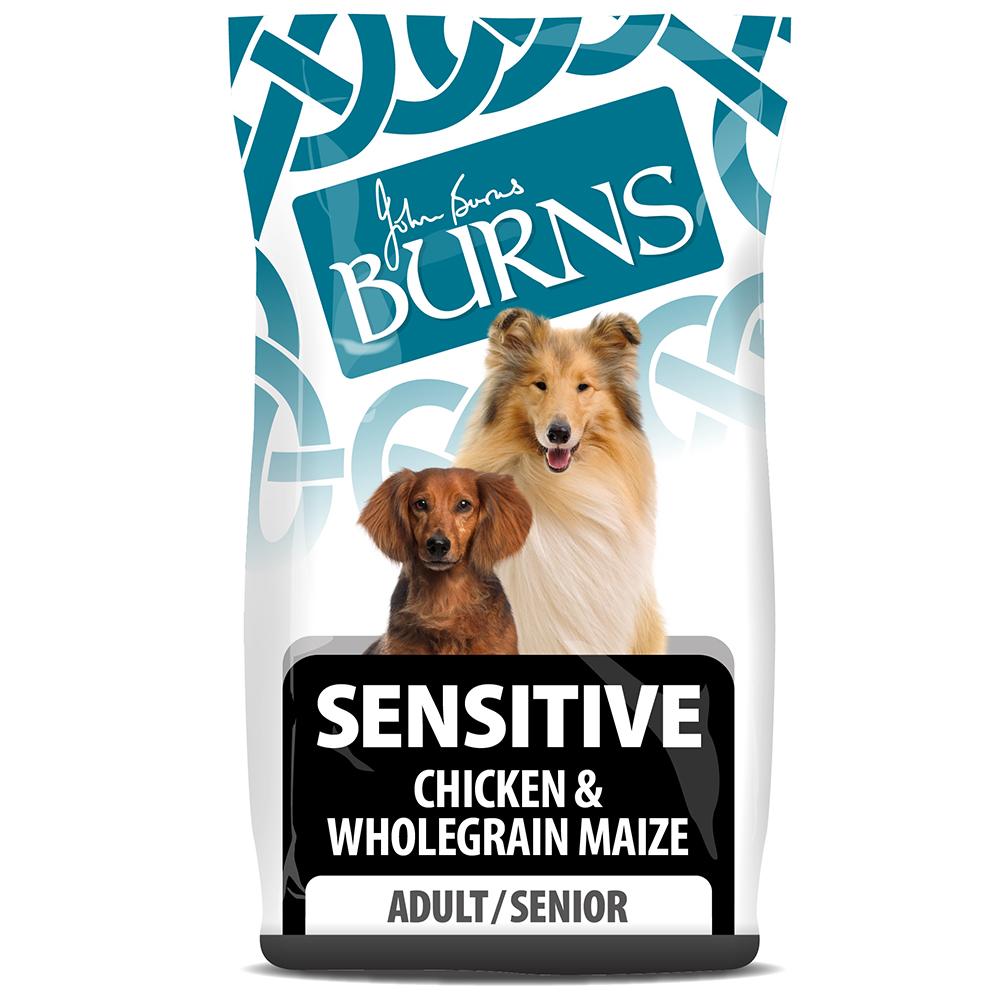 Burns Sensitive Chicken & Wholegrain Maize Dry Dog Food - 2kg