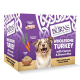 Burns Wholesome Turkey Wet Dog Food Trays - 6 x395g