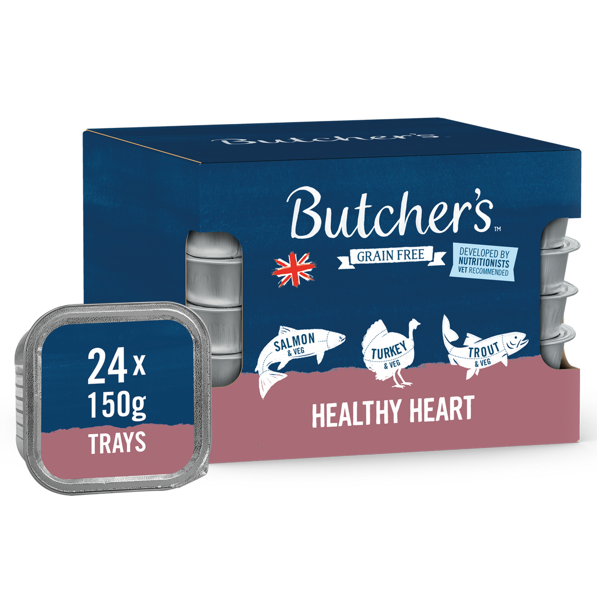 Butcher’s Wet Dog Trays – Healthy Recipe Selection