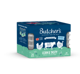 Butchers Lean & Tasty Wet Dog Food Trays - 24 x 150g
