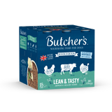 Butchers Lean & Tasty Chunks Wet Dog Food Cans - 18x390g