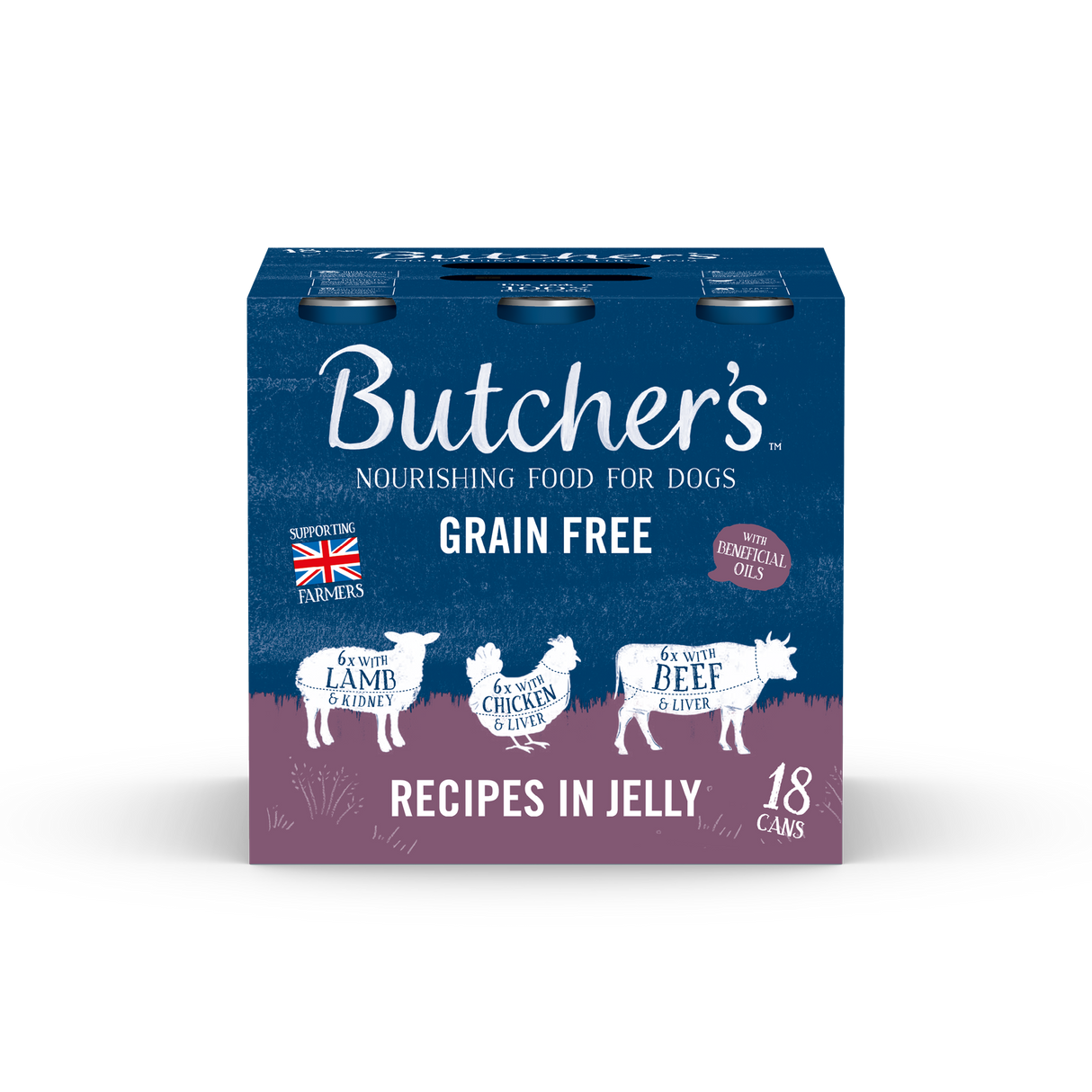 Butchers Meaty Recipe Wet Dog Food Cans - 18 x 400g