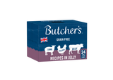 Butcher's Meaty Recipes  in Jelly Wet Dog Food Cans - 24 x 400g