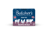 Butcher's Meaty Recipes  in Jelly Wet Dog Food Cans - 24 x 400g