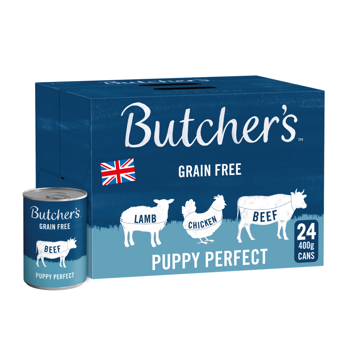 Butchers Variety Recipes in Jelly Wet Puppy Food Cans - 24 x 400g