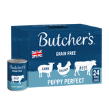 Butchers Variety Recipes in Jelly Wet Puppy Food Cans - 24 x 400g