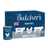 Butchers Variety Recipes in Jelly Wet Dog Food Cans - 24 x 400g