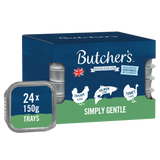 Butchers Simply Gentle Wet Dog Food Trays - 24 x 150g