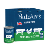 Butchers Tripe Loaf Recipes Wet Dog Food Cans - 18 x 400g