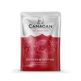 Canagan Chicken And Herring Wet Cat Food Pouches - 8 x 85g