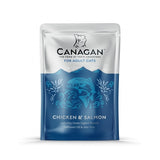 Canagan Chicken and Salmon Wet Cat Food Pouch  - 8 x 85g