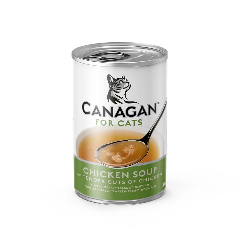 Canagan Chicken Soup Wet Cat Food Tins - 12 x 140g