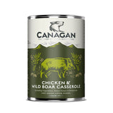 Canagan Chicken & Wild Boar Casserole Wet Dog Food Tins - 6 x 400g