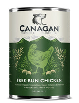Canagan Grain Free Free-Run Chicken Wet Dog Food Tins - 6 x 400g