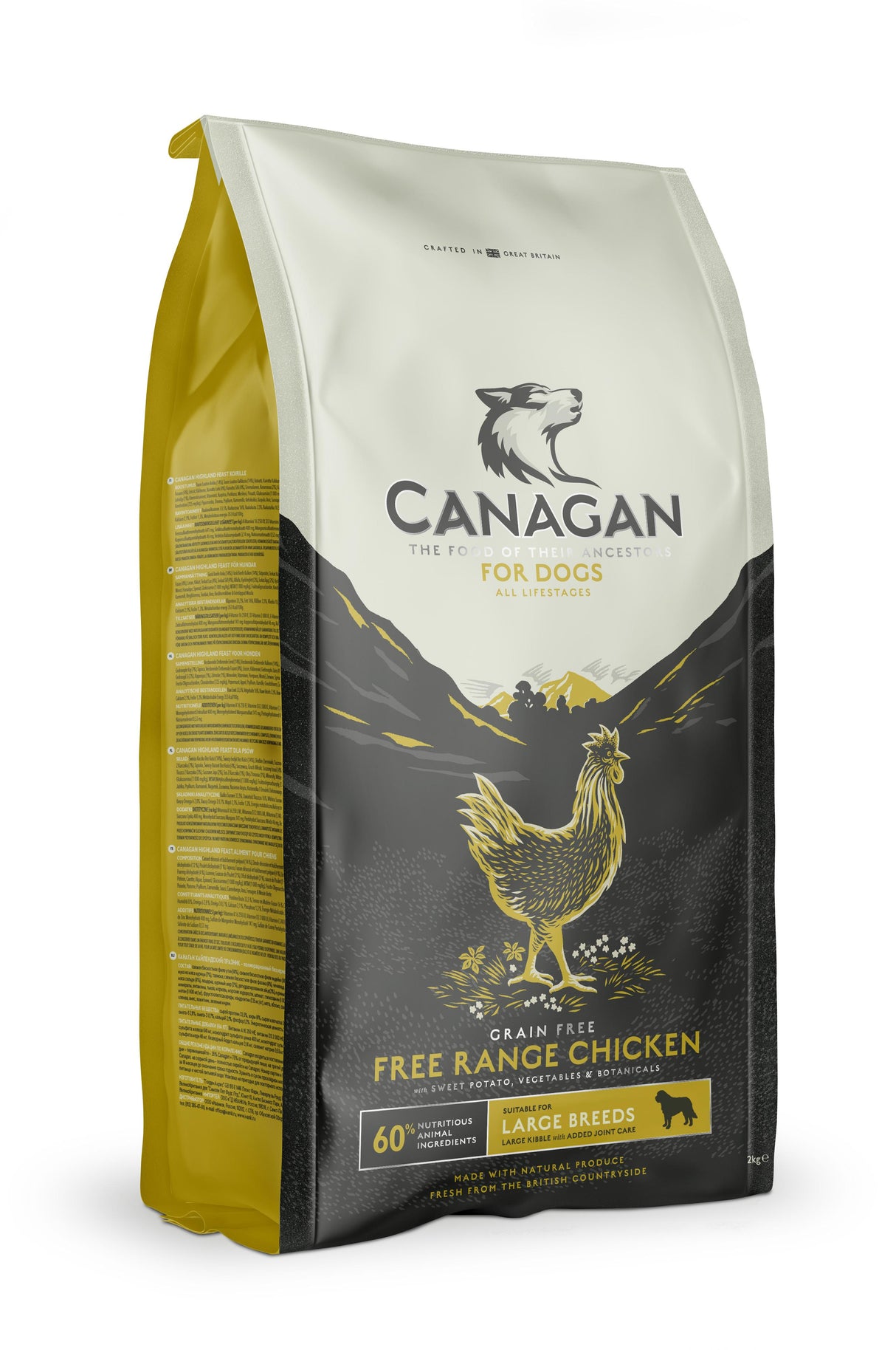Canagan Large Breed Free-Range Chicken Dry Dog Food - 2kg