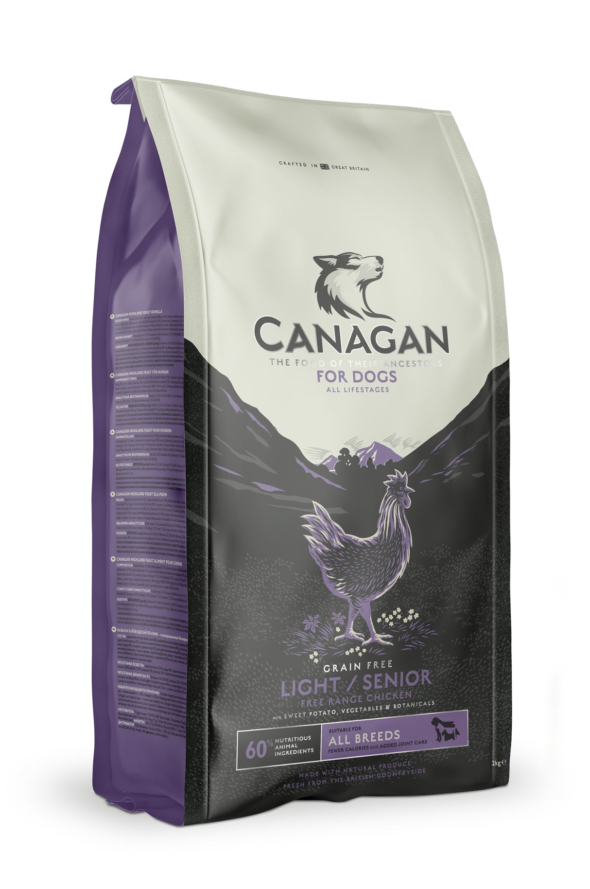 Canagan Light & Senior Dry Dog Food - 6kg