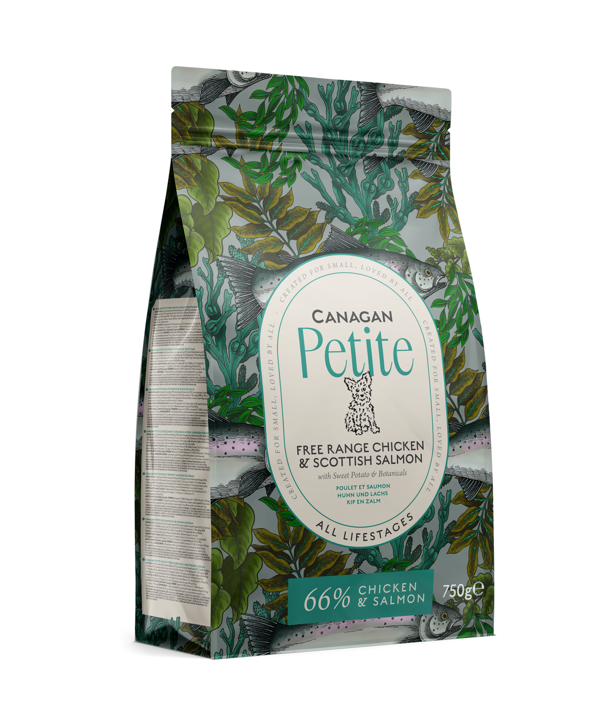 Canagan Petite Chicken and Salmon Dry Dog Food - 1.5kg
