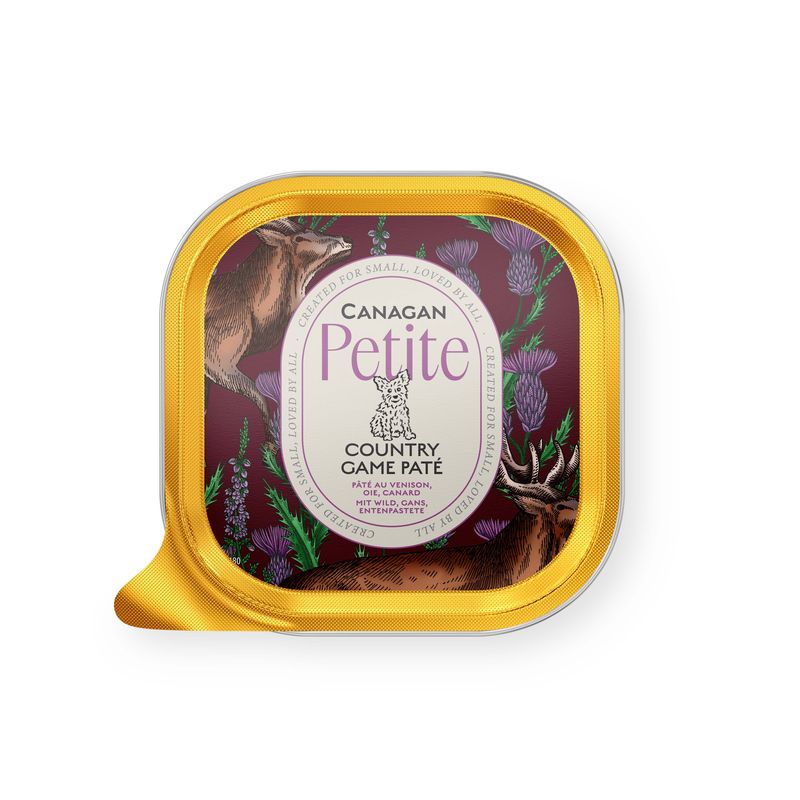 Canagan Petite Country Game Pate Dog Food Trays - 16 x 100g