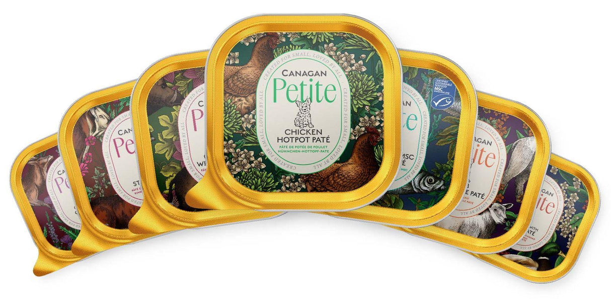 Canagan Petite Country Game Pate Dog Food Trays - 16 x 100g
