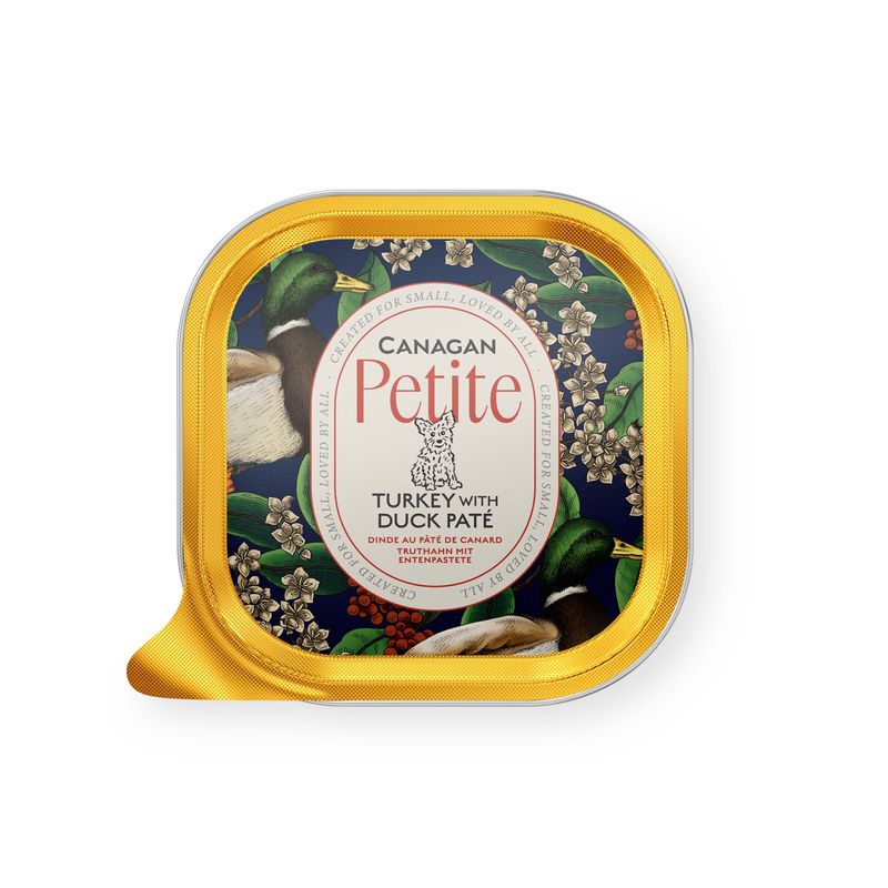Canagan Petite Turkey with Duck Pate Dog Food Trays - 16 x 100g