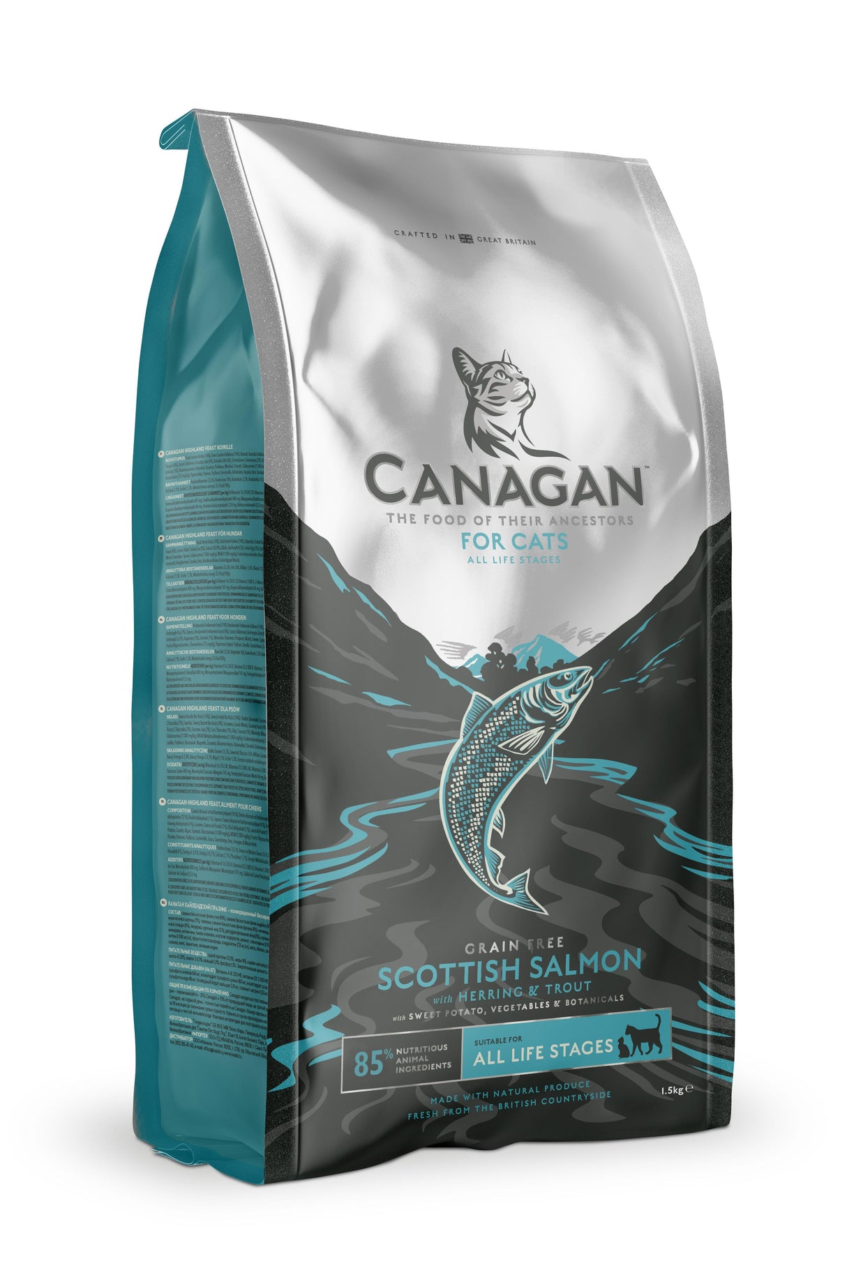 Canagan Scottish Salmon Dry Cat Food - 4kg