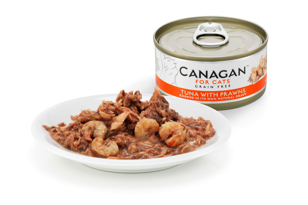 Canagan Tuna with Prawns Grain Free Wet Cat Food Tins - 12 x 75g