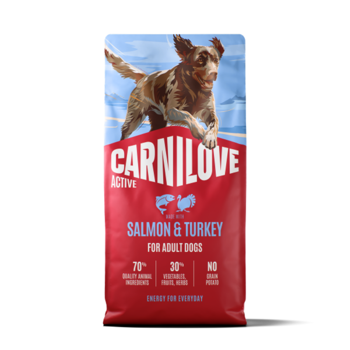 Carnilove Active Salmon & Turkey Adult Dry Dog Food - 1.5kg