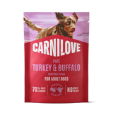 Carnilove Turkey & Buffalo Adult Wet Dog Food Pate Pouches – 12 x 300g