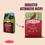 Carnilove Active Duck & Pheasant Sterilised Adult Dry Cat Food – 2kg