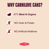 Carnilove Duck & Pheasant Adult Wet Dog Food Tin – 6 x 400g