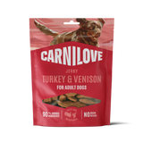 Carnilove Turkey & Venison Jerky Dog Treat -100g