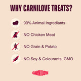 Carnilove Turkey & Venison Jerky Dog Treat -100g