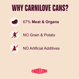 Carnilove Grain-Free Lamb & Wild Boar Dog Food Cans - 6 x 400g