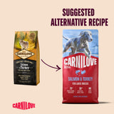 Carnilove Active Salmon & Turkey Adult Large Breed Dry Dog Food - 12kg