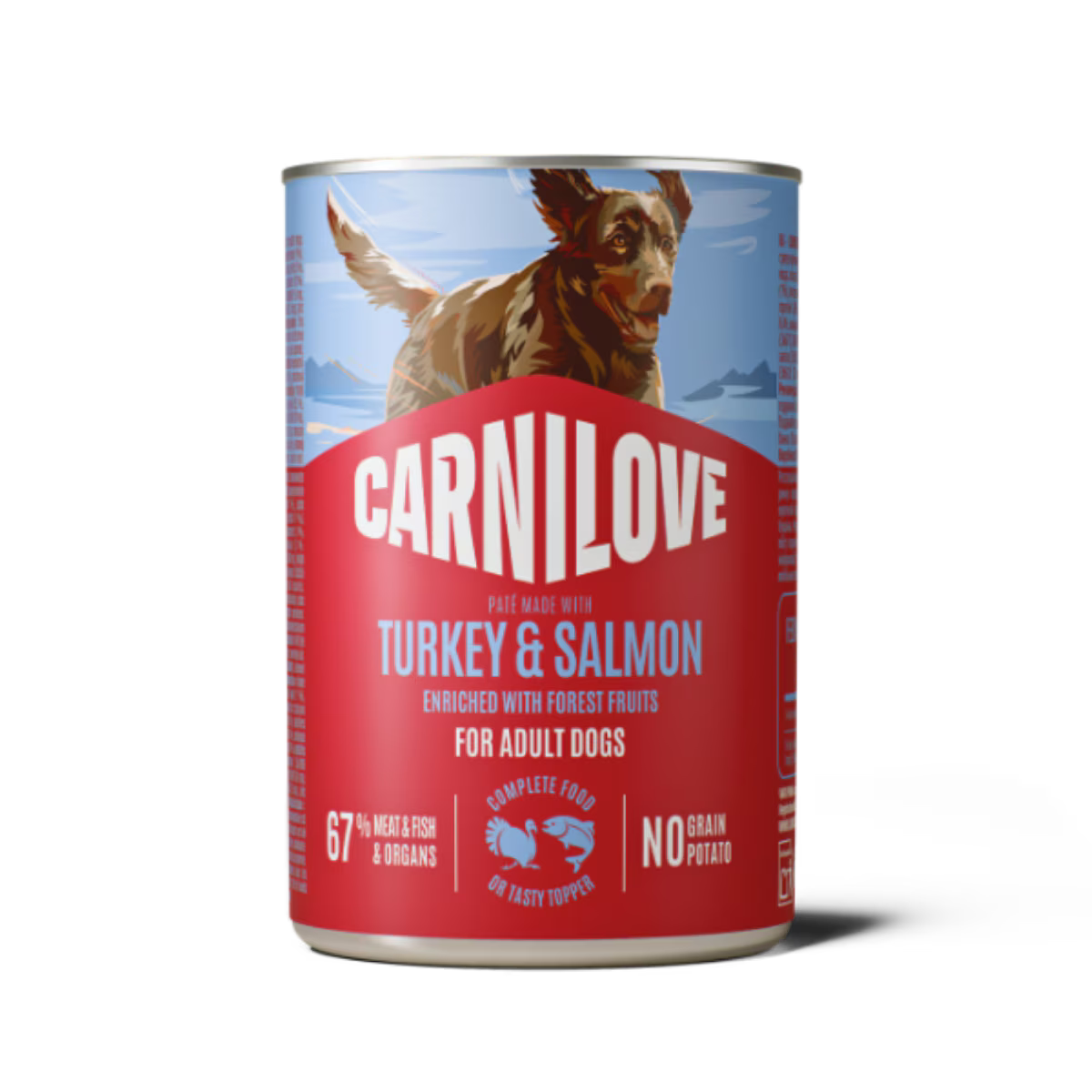 Carnilove Turkey & Salmon Adult Wet Dog Food Tins – 6 x 400g