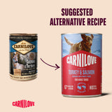 Carnilove Turkey & Salmon Adult Wet Dog Food Tins – 6 x 400g