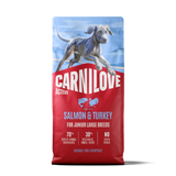 Carnilove Active Salmon & Turkey Junior Large Breed Dry Dog Food - 1.5kg