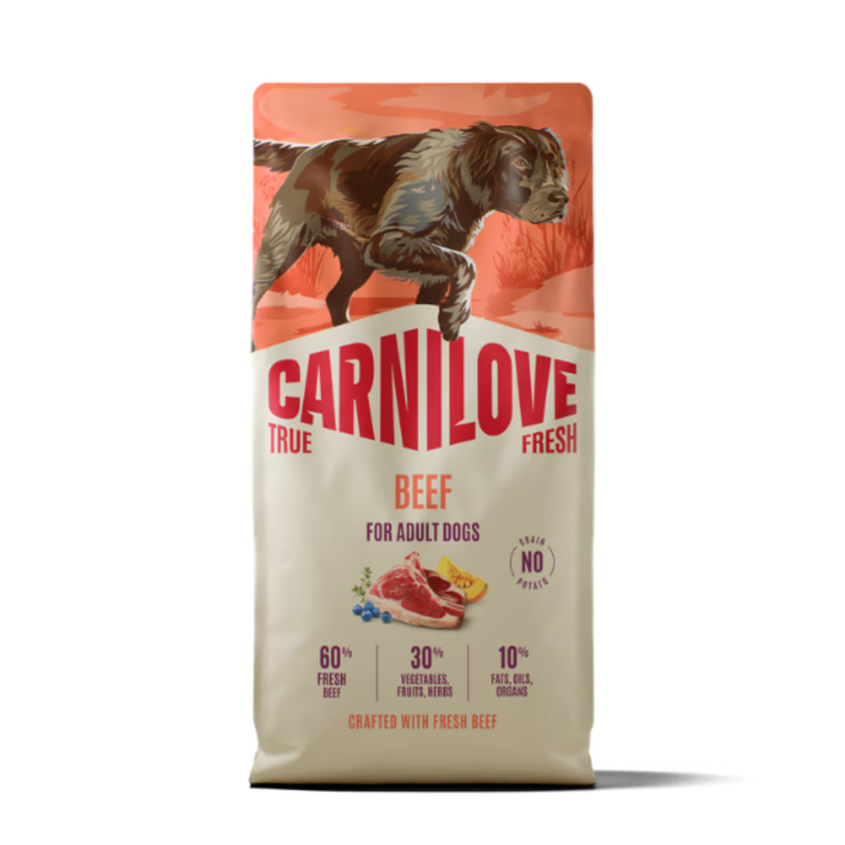 Carnilove True Fresh Beef Adult Dry Dog Food - 1.5kg