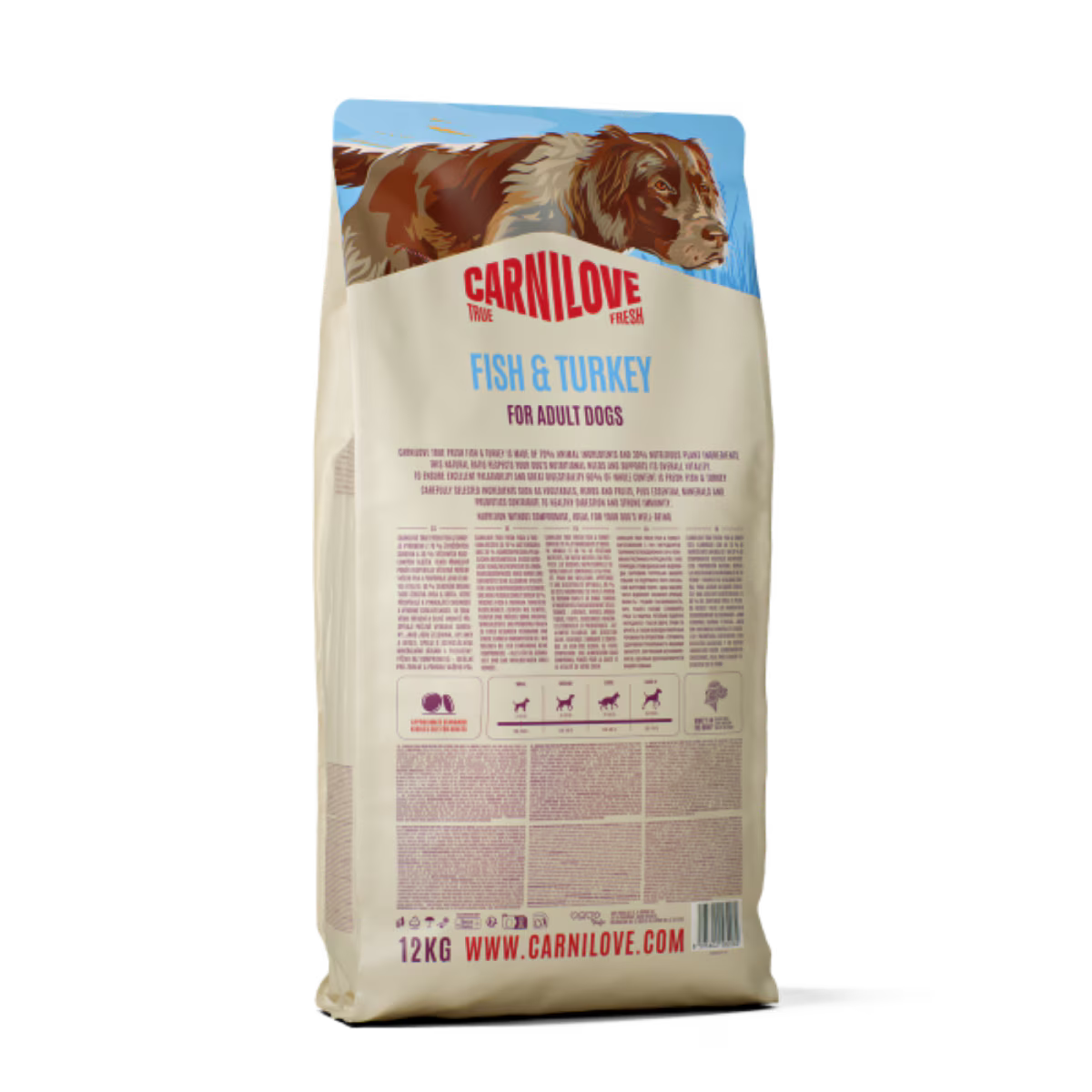 Carnilove True Fresh Fish & Turkey Adult Dry Dog Food – 1.5kg