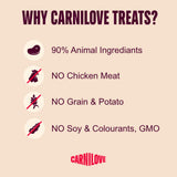 Carnilove Lamb & Salmon Jerky Dog Treat -100g